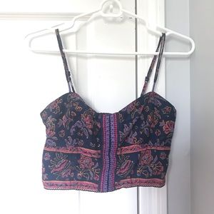 American Eagle crop top/bralette bohemian chic